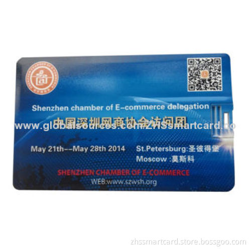 Bulk 1GB-64GB credit business USB card with factory price